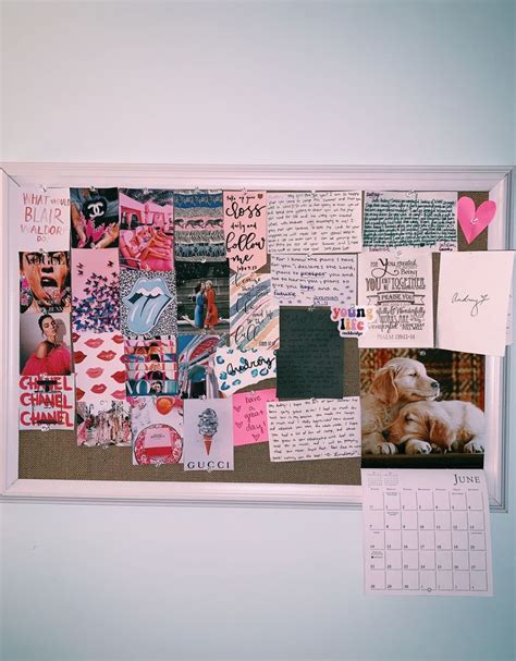 Collage | Collage dorm room, Cork board picture collage, Pin board ideas