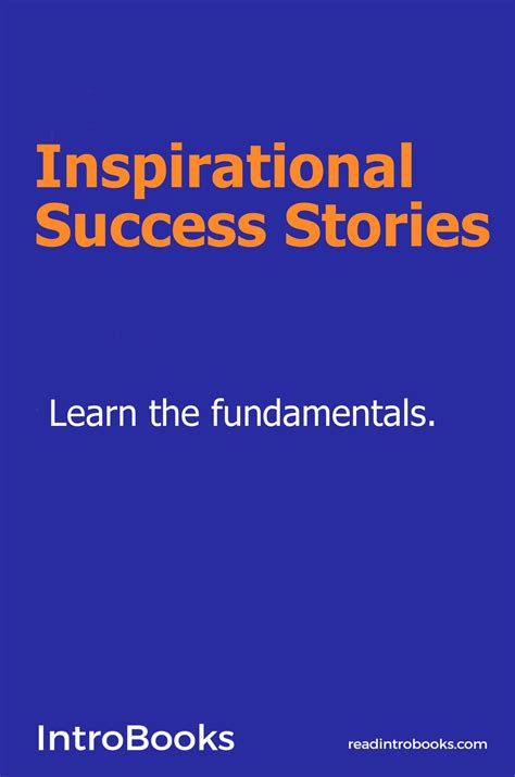 Inspirational Success Stories | eBook | AudioBook – IntroBooks Online Learning – Download eBooks ...