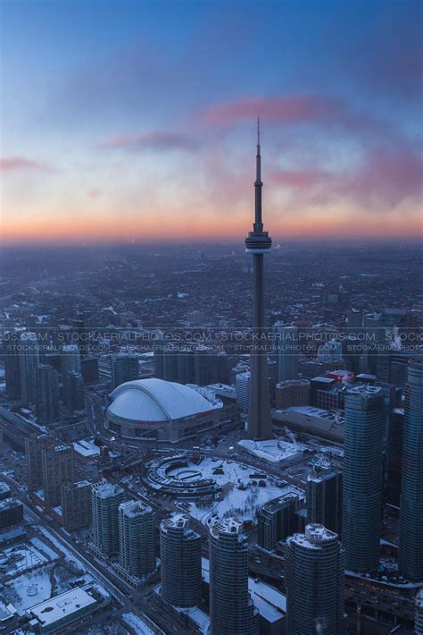 Aerial Photo | Toronto Skyline in Winter