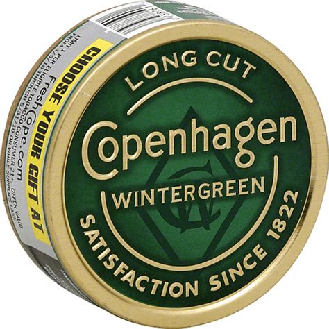 Copenhagen Long Cut Wintergreen Tobacco | Tobacco | Pay-Less Supermarkets