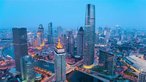 Skyscrapers in Tianjin, China image - Free stock photo - Public Domain ...