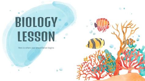 Biology Lesson Google Slides and PowerPoint Template