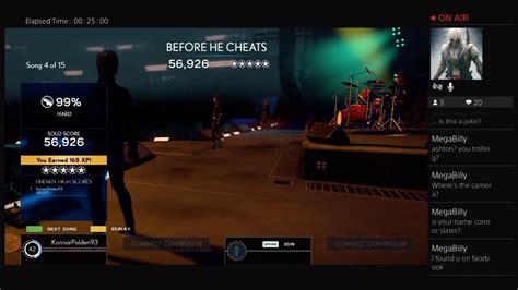 Rock Band 4 setlist 1 - YouTube