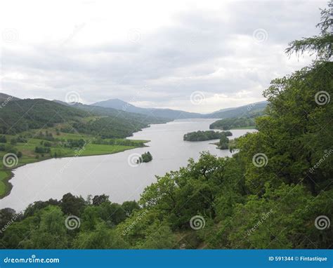 Loch Tummel From Queens View Stock Images - Image: 591344