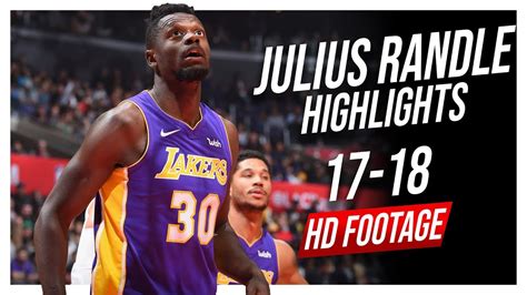 Lakers PF Julius Randle 2017-2018 Season Highlights ᴴᴰ - YouTube