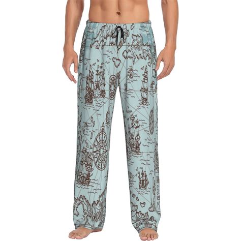 Kll Mens Pajama Pants For Men,Mens Lounge Pants,Funny Gifts For Men,Men'S Pajama Bottoms-Pirate ...