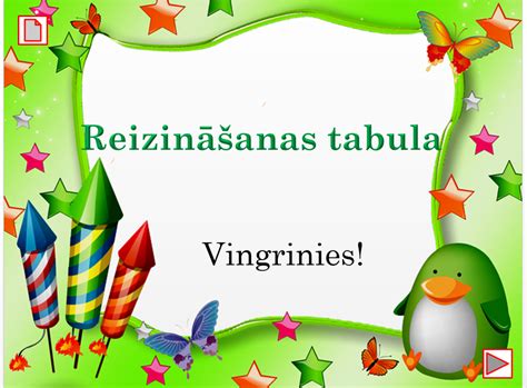 Vingrinies! Reizināšanas tabula. 3.klase - Mācību materiāli