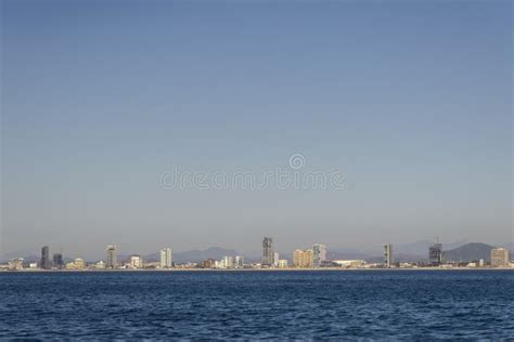 Mexico Mazatlan Beach and Skyline Stock Photo - Image of island ...