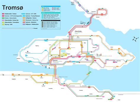 Tromso Bus Map