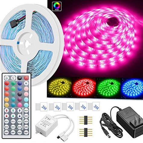 Color Changing with Remote for Home Lighting Kitchen Bed Flexible LED Strip Lights in 2020 | Led ...