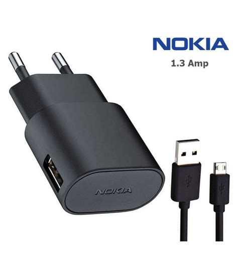 Nokia 1.2A Travel Charger with Micro USB Cable - Chargers Online at Low Prices | Snapdeal India