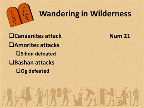 Numbers Exodus & Wandering in the Wilderness. - ppt download