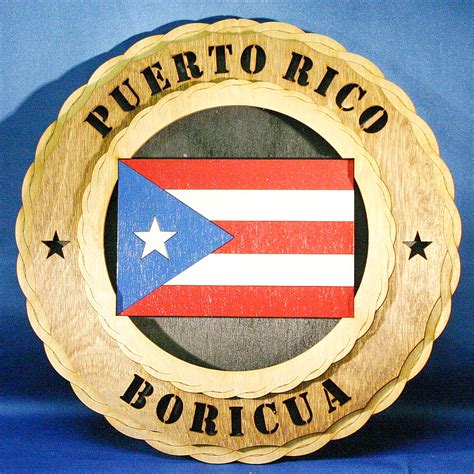 Puerto Rico Flag [WT4D Puerto Rico Flag] - $44.95 : Custom Laser Accents