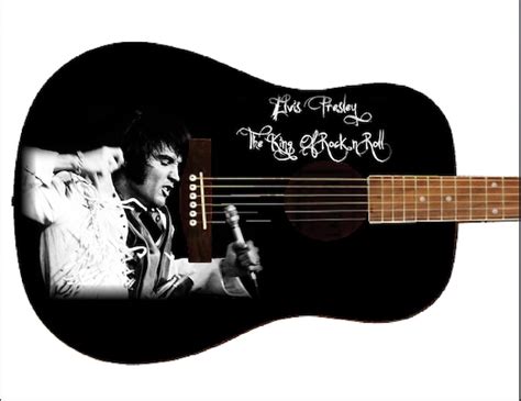 Elvis Presley Signed Guitar