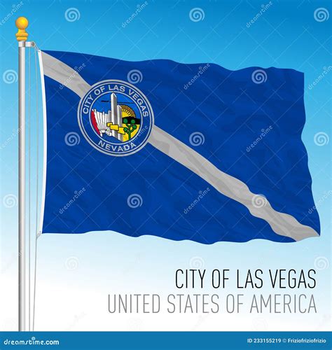 City of Las Vegas Flag, Nevada, United States Stock Vector ...