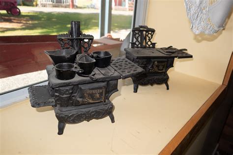 Antique toy wood stoves | Chilliwack Heritage Park, Chilliwa… | Flickr