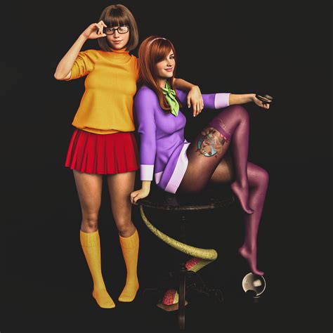 ArtStation - (+ NFSW bonus) Daphne & Velma from Scooby-Doo