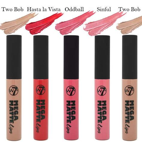 W7 Cosmetics Mega Matte Lip Gloss 7ml Sinful for sale online | eBay | Matte lipstick colors ...