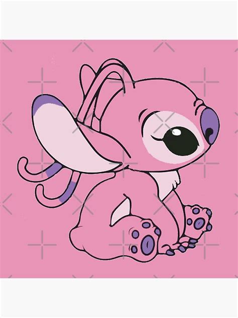 "Angel Stitch In Love !!" Art Board Print by Gaming-Fashion | Redbubble