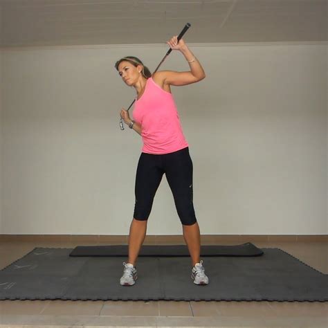 Progressive Core Rotation to Lateral Flexion Exercise | Golf Loopy - Play Your Golf Like a Champion