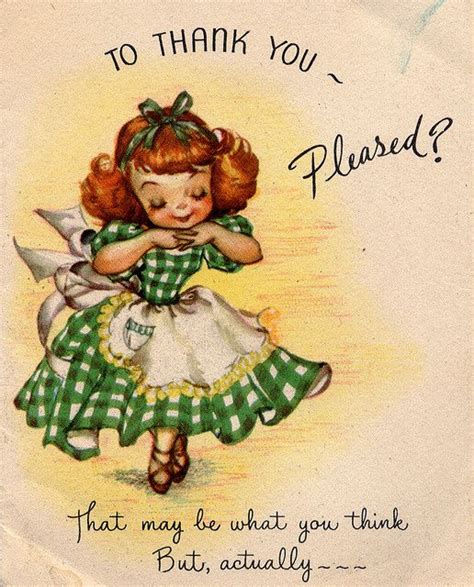 Vintage Thank You Card | Vintage greeting cards, Vintage holiday cards ...