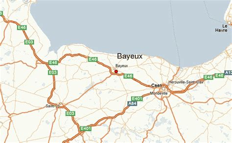 Bayeux France Tourist Map