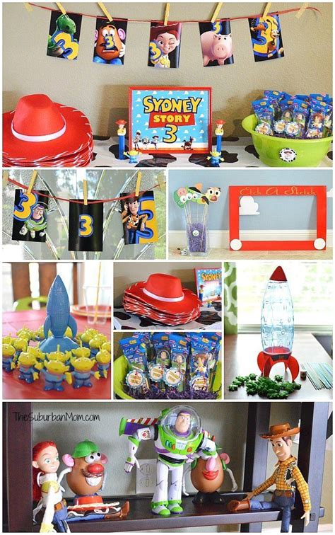 toy story birthday party with toys and decorations