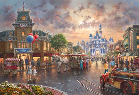 Disneyland® 60th Anniversary - Limited Edition Art - Thomas Kinkade Galleries of New York, New ...