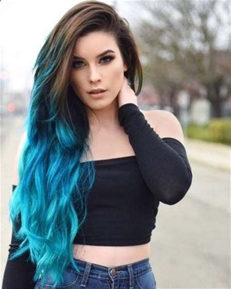 Fantastic Ombre Hair Color Ideas You Should Try This Summer; Blue Ombre ...