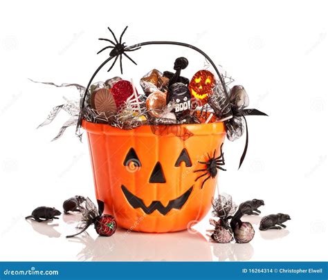 Trick Or Treat Halloween Bucket Stock Photo - Image: 16264314