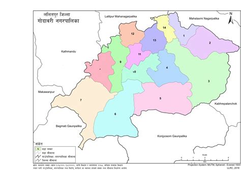 Map of Godawari Municipality, Lalitpur, Nepal – Nepal Archives