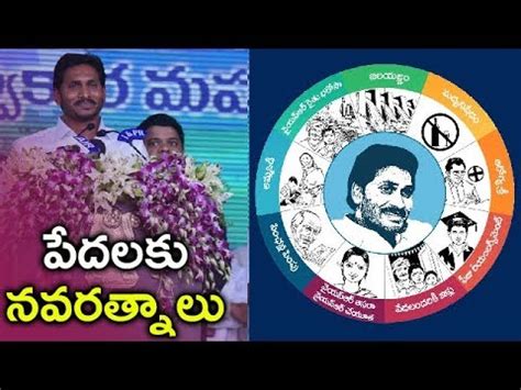 AP CM YS Jagan Announces Navaratnalu Schemes On Oath Ceremony | V6 News - YouTube