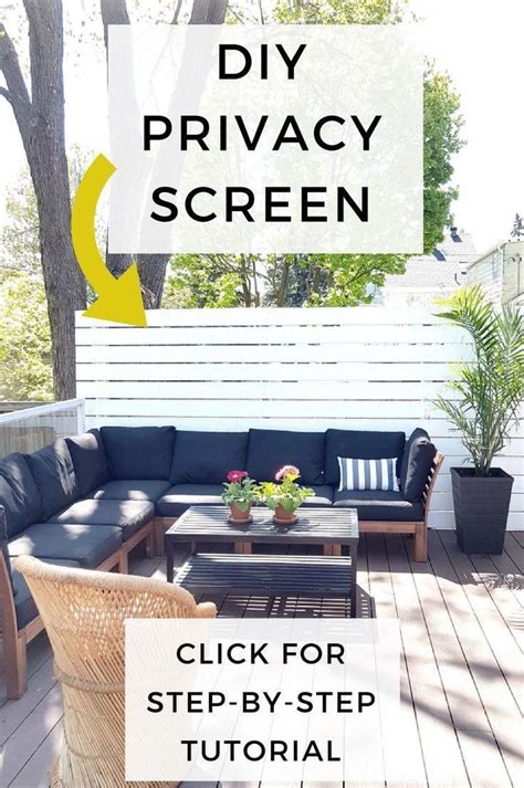 How to build a privacy screen for your deck – Artofit