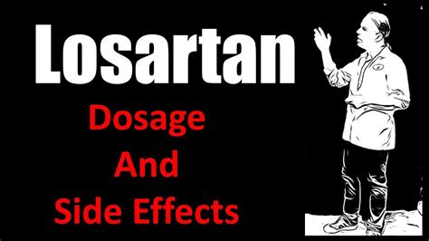 LOSARTAN Potassium 25 mg 50 mg 100 mg dosage and side effects - YouTube