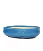 Bonsai Pot Sky Blue Oval 11 Inches - Abana Homes