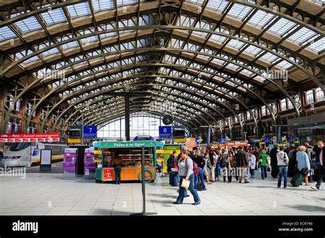 Lille, France. Lille Flandres Railway Station - interior Stock Photo ...