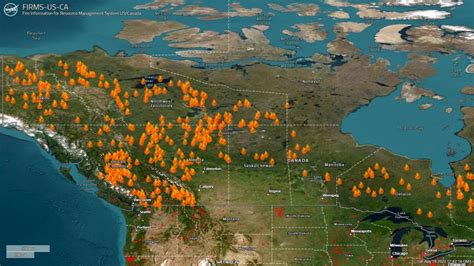 Canadian wildfires: NASA map shows extent of blaze - SwiftTelecast