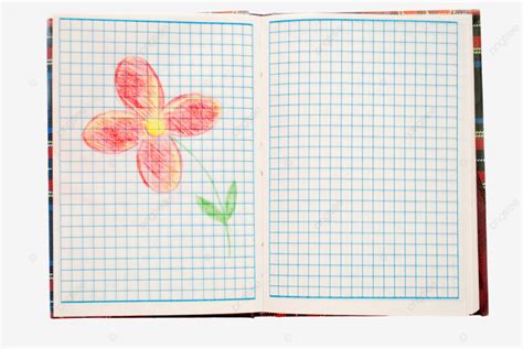 Sketching A Floral Design In A Notebook With, Flower, Page, Close PNG Transparent Image and ...