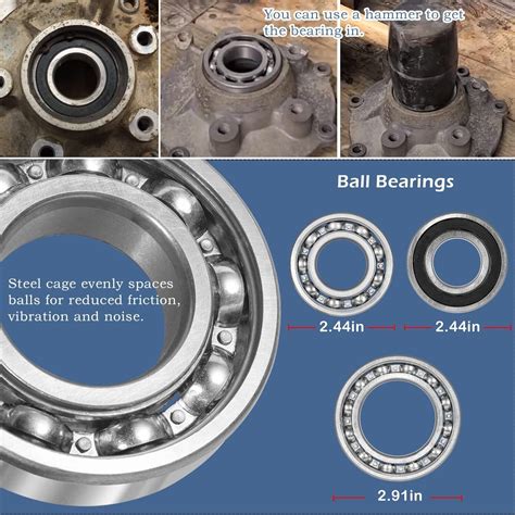 Rear Differential Bearing and Seal Kit for Suzuki Ozark 250 LTF250 2X4 2WD 02-14 | eBay