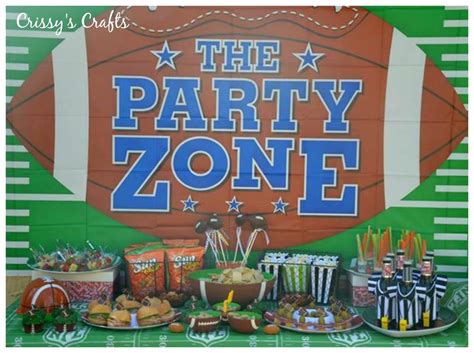 Football/Super bowl Birthday Party Ideas | Photo 1 of 11 | Catch My Party