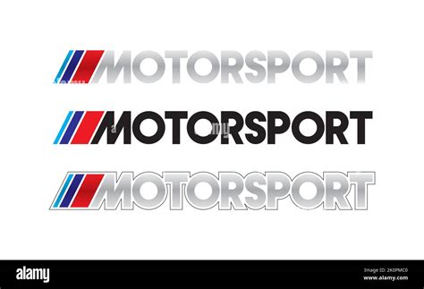 Motorsport Logo Vector Car Decal Sticker Stock Vector Image & Art - Alamy