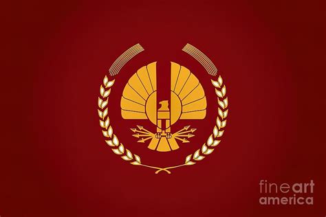 Panem Logo Painting by Adrian Olivia - Pixels