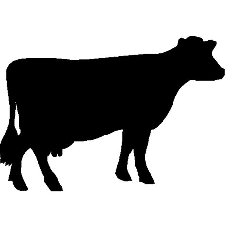 Dairy Cow Silhouette at GetDrawings | Free download