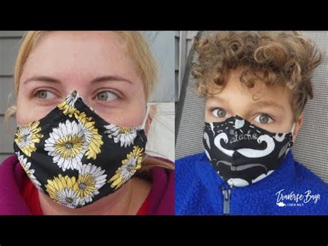 Easy DIY hand sewn Face Mask - YouTube