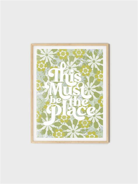 Hippie 70s Home Decor Retro Home Decor This Must Be the - Etsy