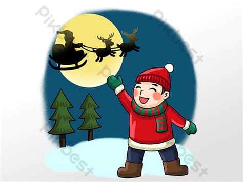 Drawing Christmas Characters Illustration PNG Images | PSD Free Download - Pikbest