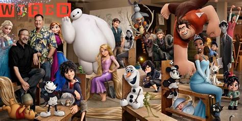 The Characters of Walt Disney Animation Studios with head of Animation ...