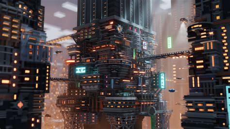 Cyberpunk Slums Recreated in Minecraft Is a Sight to Behold