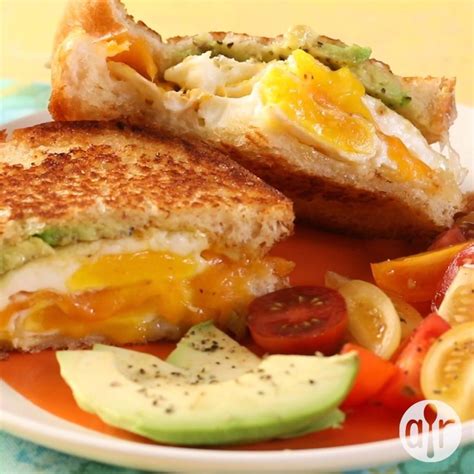 Avocado Breakfast Sandwich - Cooking TV Recipes