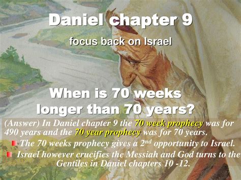 Daniel chapter 9 focus back on Israel - ppt download